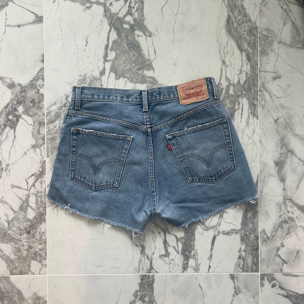 Vintage Levi cutoff denim shorts